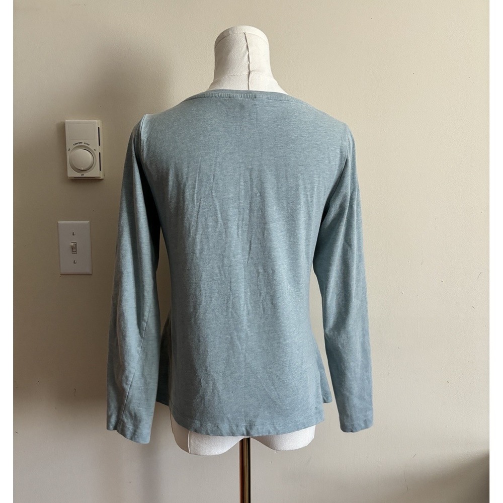 Seasalt Cornwall Easel Top Organic Cotton Size 6 Small Blue‎ Coastal Casual Boho - Picture 7 of 7